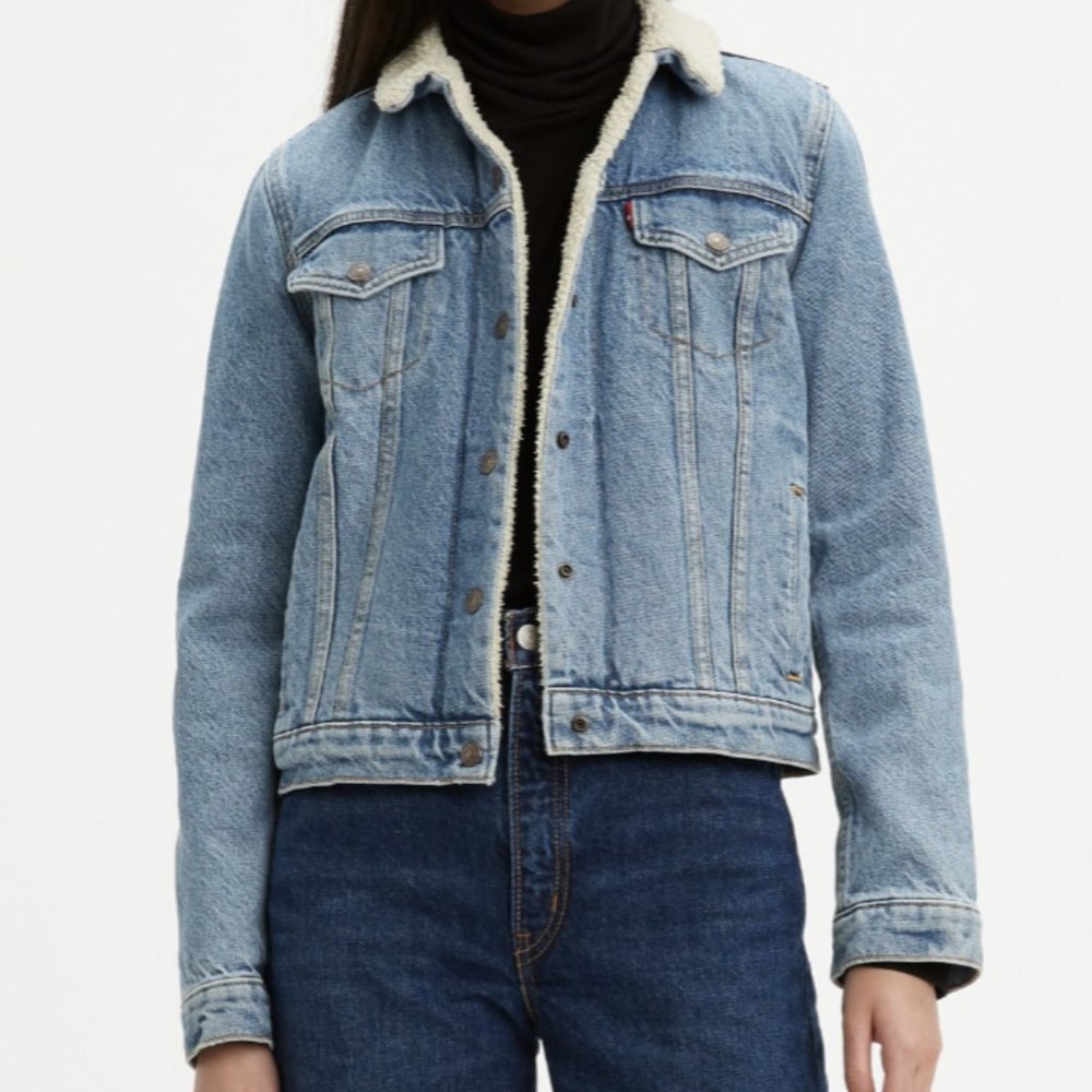 Levi's Women's Original Trucker Sherpa Jacket NWT